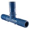 Apollo 3/4 in. Blue Twister Polypropylene Insert Tee ABTT34 - alternate 7